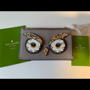 Kate Spade Owl Poppy Bright Star Wallet